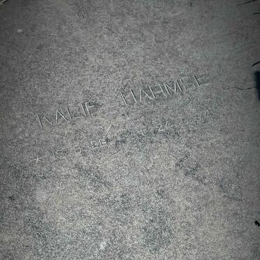 HARMSE Kalie 1936-1974