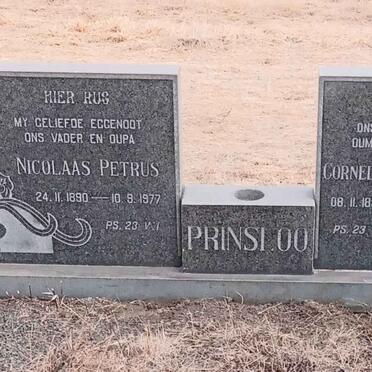 PRINSLOO Nicolaas Petrus 1890-1977 & Cornelia Petronella F. 1896-1990