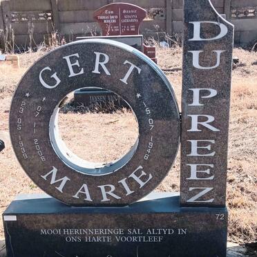 PREEZ Gert, du 1939-2006 & Marie 1946-