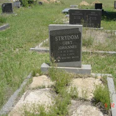 STRYDOM Gert Johannes 1911-1979