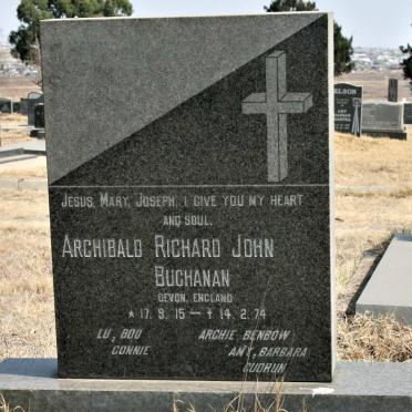 BUCHANAN Archibald Richard John 1915-1974