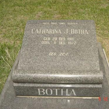 BOTHA Catharina J. 1901-1972