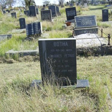 BOTHA Johannes Petrus 1911-1973