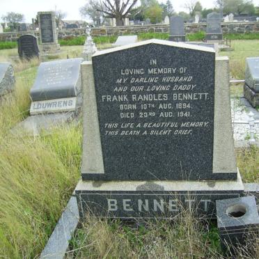 BENNETT Frank Randles 1894-1941