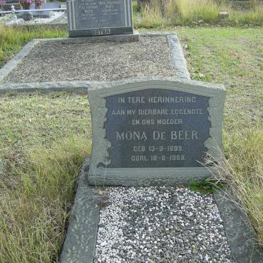 BEER Mona, de 1899-1959