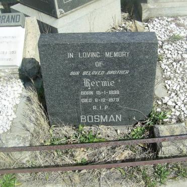 BOSMAN Kermie 1898-1973