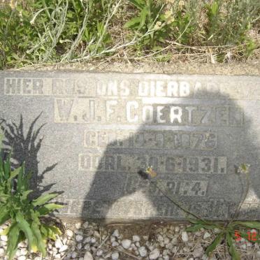 COERTZEN W.J.F. 1876-1931