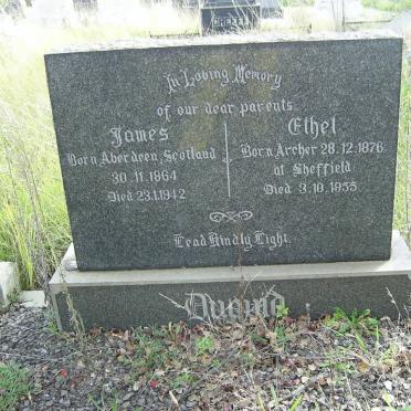 DUGUID James 1864-1942 &amp; Ethel ARCHER 1876-1955