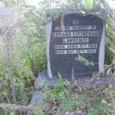LAWRENCE Edward Effingham 1925-1943