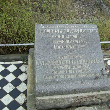 LOMBARD Nicolaas Philipus 1865-1939 &amp; Maria Catharina 187?-1960