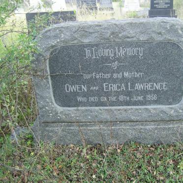 LAWRENCE Owen -1956 &amp; Erica -1956