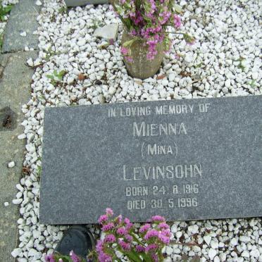 LEVINSOHN Mienna 1916-1996