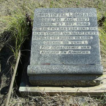 LOMBARD Christoffel 1867-1940