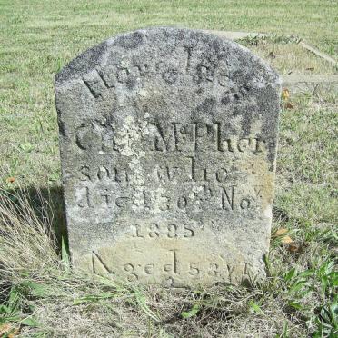 McPHERSON C. -1885