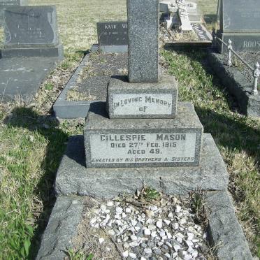 MASON Gillespie  -1915