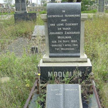 MOOLMAN Johannes Zacharias 1862-1941