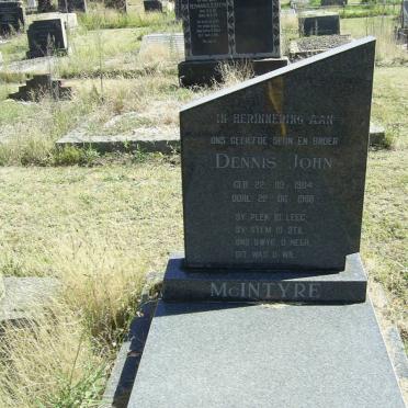 McINTYRE Dennis John 1964-1988
