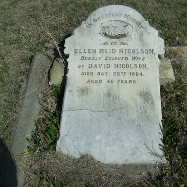 NICOLSON Ellen Reid  -1904