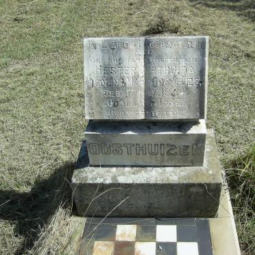 OOSTHUIZEN Hester Gertruida Nicolina 1934-1937