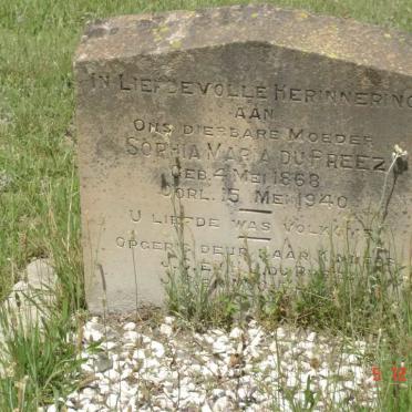 PREEZ Sophia Maria, du 1868-1940