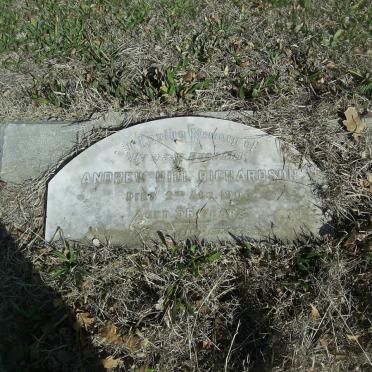 RICHARDSON Andrew Hill  -1905