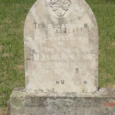 RENSBURG J.M.J., van 1858-1932