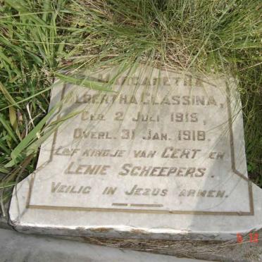 SCHEEPERS Margaretha Albertha Classina 1915-1918