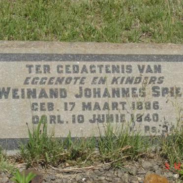 SPIES Weinand Johannes 1886-1940