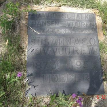 VUUREN Susana C.O., J.v. 1873-1955