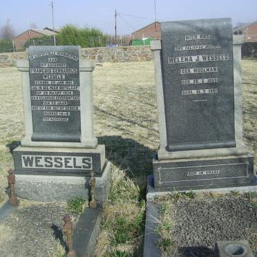 WESSELS Francois Gerhardus 1851-1938 &amp; Helena J.  MOOLMAN 1869-1961