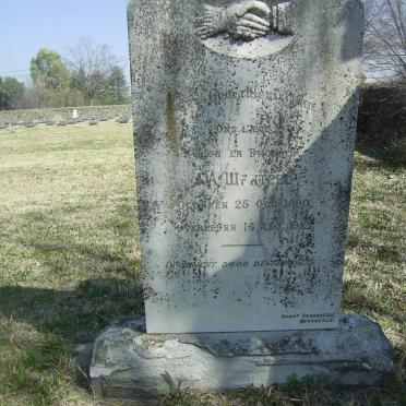 WENTZEL J.A. 1890-1910