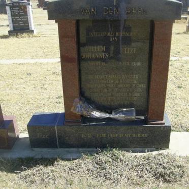 BERG Willem Johannes, van den 1969-2001 &amp; Lize 1973-
