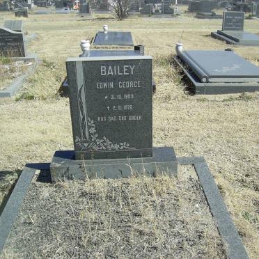 BAILEY Edwin George 1909-1976