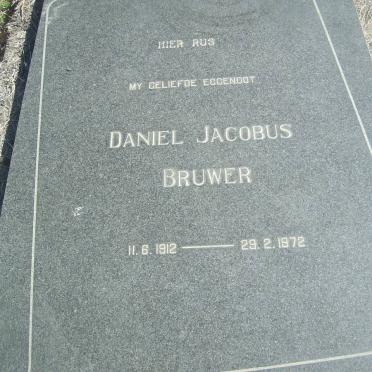 BRUWER Daniel Jacobus 1912-1972