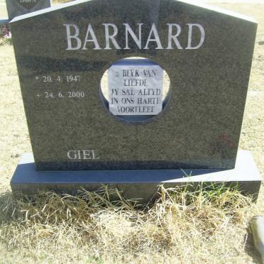 BARNARD Giel 1947-2000