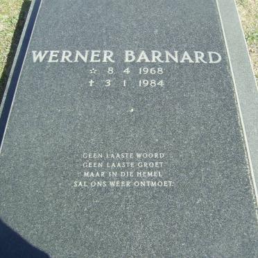 BARNARD Werner 1968-1984