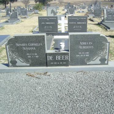 BEER Adriaan Albertus, de 1915-1990 &amp; Susara Cornelia Susanna 1912-1983