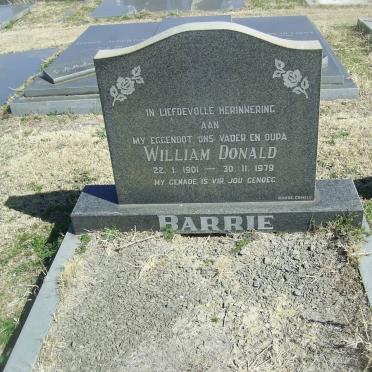 BARRIE William Donald 1901-1979