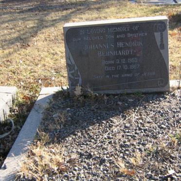 BERNHARDT Johannes Hendrik 1953-1967