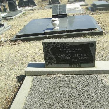 BOTHA Jacomina Elizabeth 1902-1994