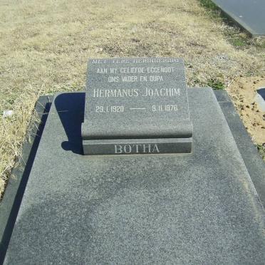 BOTHA Hermanus Joachim 1920-1976