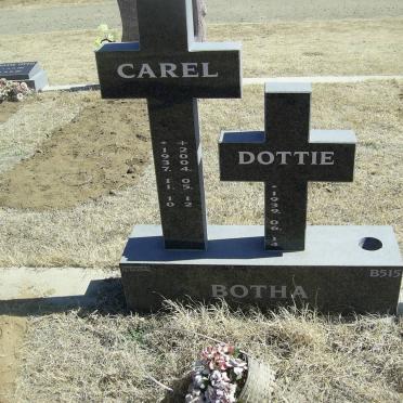 BOTHA Carel 1937-2004 &amp; Dottie 1939-