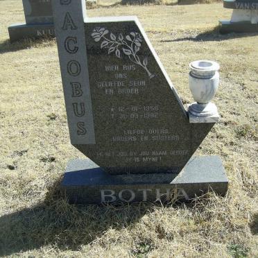 BOTHA Jacobus 1956-1992