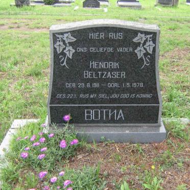 BOTHA Hendrik Beltzaser 1911-1978