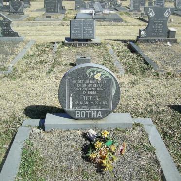 BOTHA Pieter 1966-1986