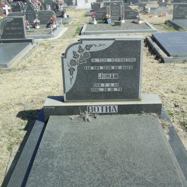 BOTHA Johan 1949-1978