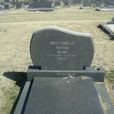 BOTHA Judith Cornelia Theresia 1903-1977