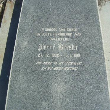 BRESLER Pierré 1932-1961