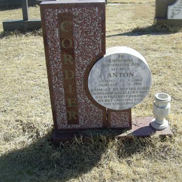 CORDIER Anton 1963-1996