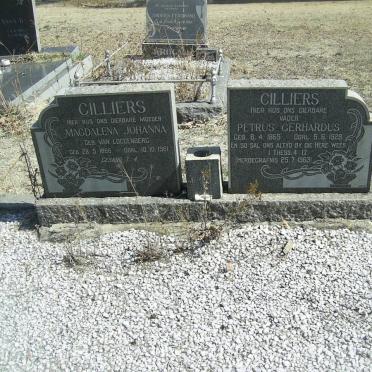 CILLIERS Petrus Gerhardus 1865-1928 &amp; Magdalena Johanna LOGGENBERG 1866-1961